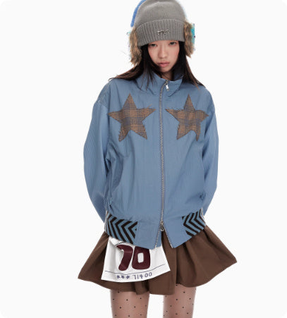 Double Star Zipper Jacket