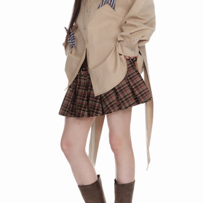 PlaidBurst Star Panel Button-Up