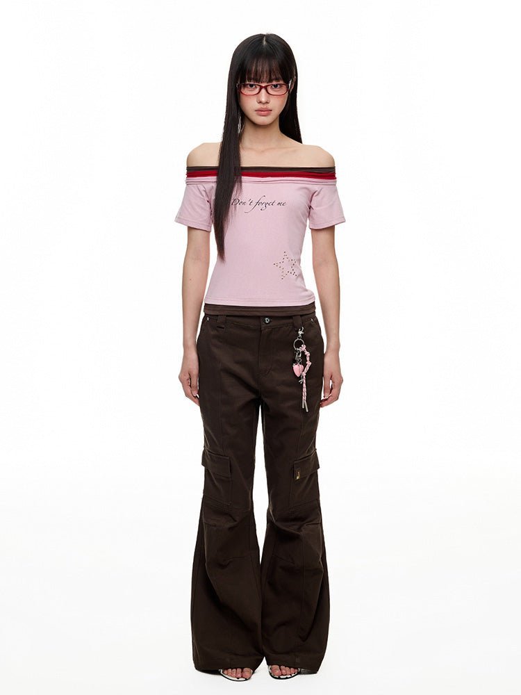 Rhinestone Shoulder Spark Tee - paper.bruise